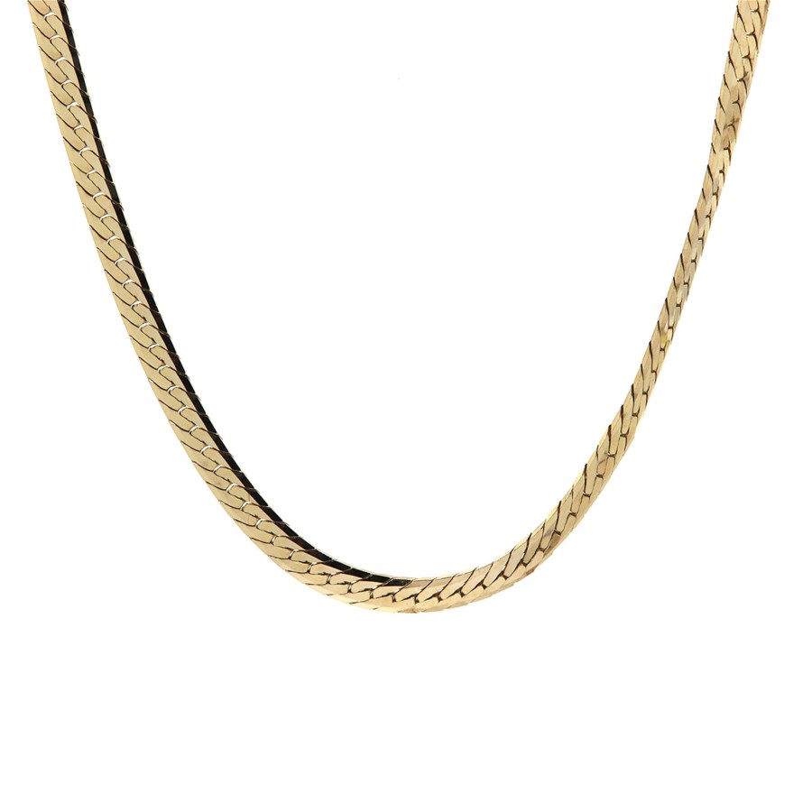 Jewelry Josephs Jewelers Home | Estate 14K Yellow Gold Herringbone Chain