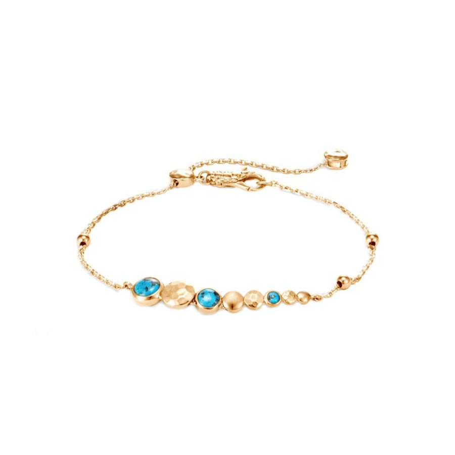 Jewelry Josephs Jewelers Home | John Hardy Hammered Station Turquoise Bracelet Blue