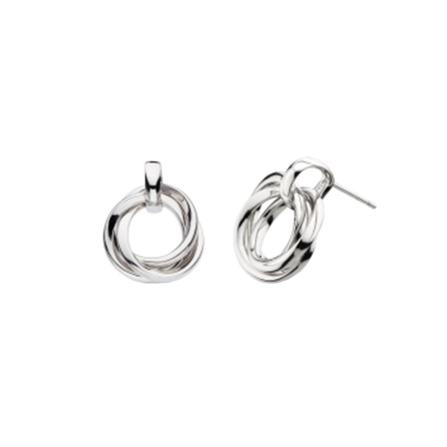 Jewelry Josephs Jewelers Home | Sterling Silver Trilogy Circle Earrings - Josephs Jewelers