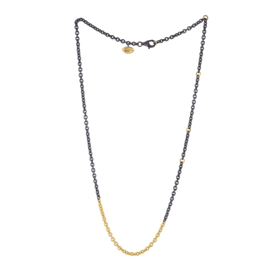 Jewelry Josephs Jewelers Home | Two-Tone 26-Inch Mixed Rolo Chain - Josephs Jewelers