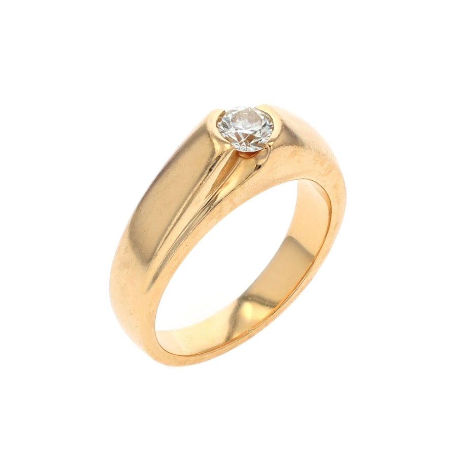 Jewelry Josephs Jewelers Home | Estate 14K Yellow Gold Diamond Ring White