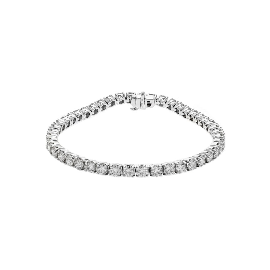 Jewelry Josephs Jewelers Home | 14K Gold 8.51 Carat Diamond Bracelet - Josephs Jewelers White