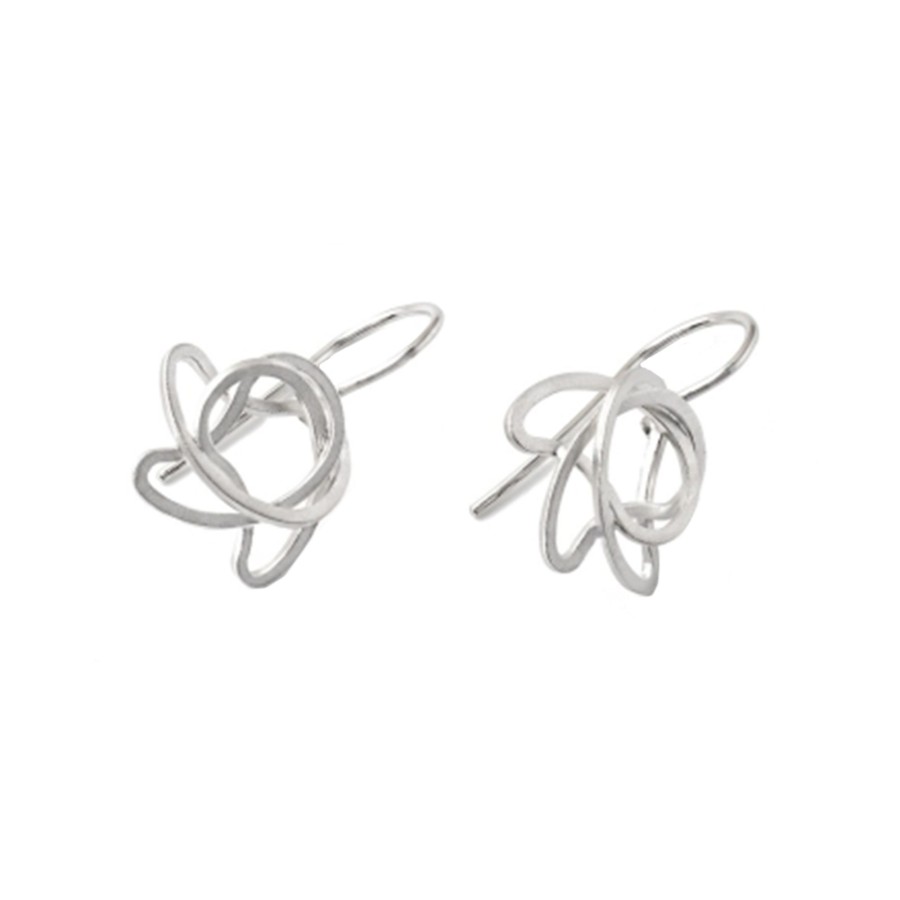 Jewelry Josephs Jewelers Home | Sterling Silver Squiggly Drop Earrings