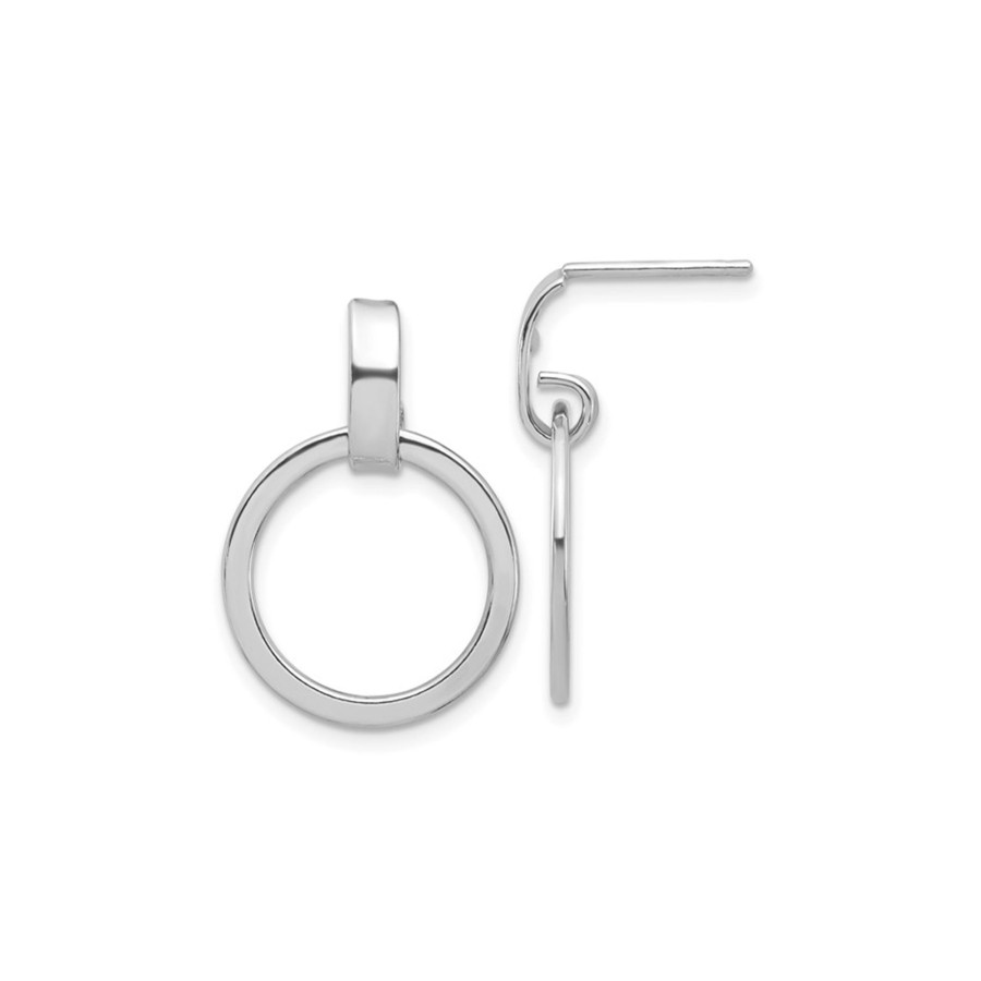 Jewelry Josephs Jewelers Home | Sterling Silver Circle Dangle Earrings - Josephs Jewelers