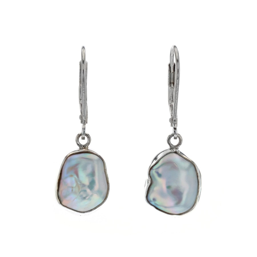 Jewelry Josephs Jewelers Home | Sterling Silver Freshwater Pearl Earrings White