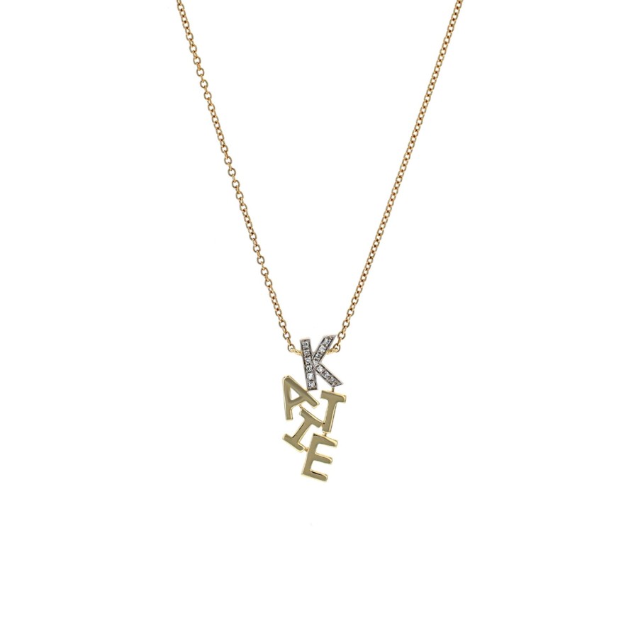 Jewelry Josephs Jewelers Home | 14K Yellow Gold Diamond "Katie" Necklace - Josephs Jewelers