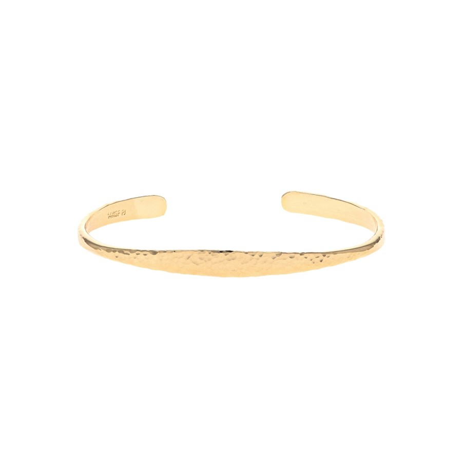 Jewelry Josephs Jewelers Home | Gold Filled Hammered Cuff Bracelet - Josephs Jewelers