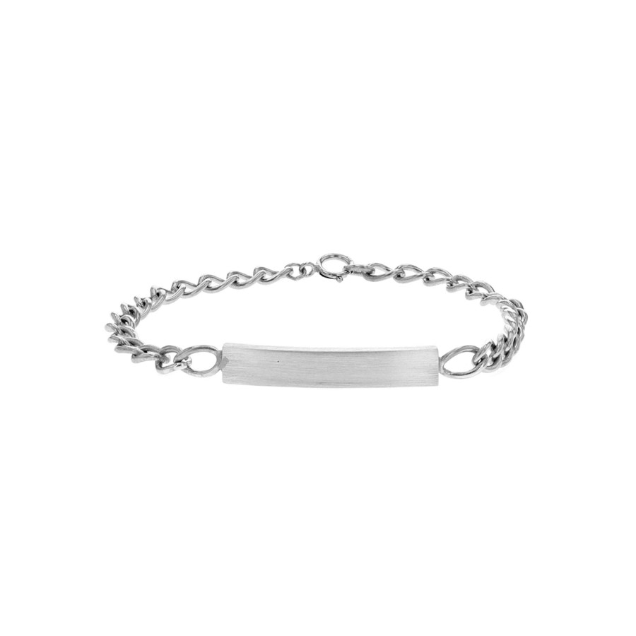 Jewelry Josephs Jewelers Home | Children'S Sterling Silver Bar Id Bracelet - Josephs Jewelers