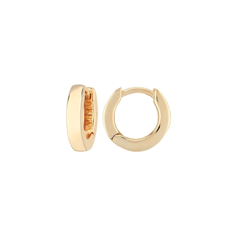 Jewelry Josephs Jewelers Home | 14K Yellow Gold Small Narrow Hoop Earrings - Josephs Jewelers