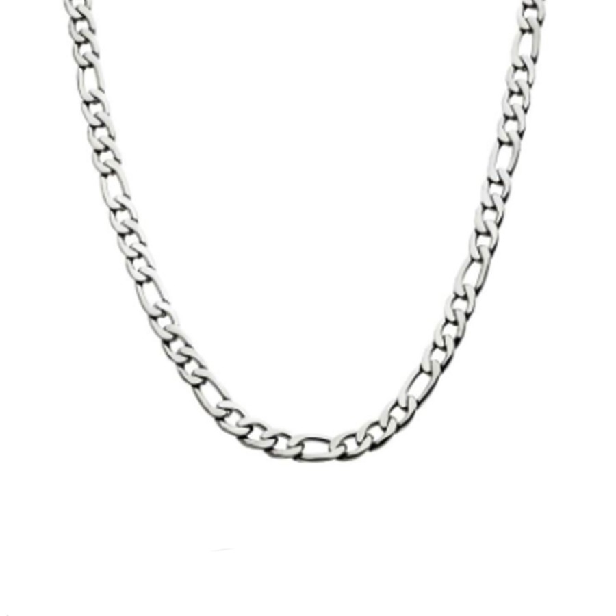 Jewelry Josephs Jewelers Home | Stainless Steel Figaro Chain