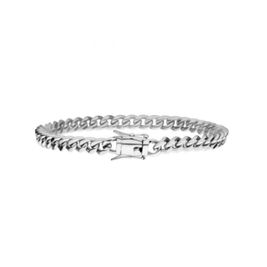 Jewelry Josephs Jewelers Home | Stainless Steel Cuban Chain Bracelet