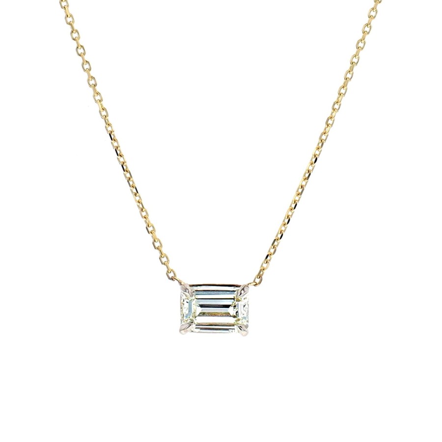 Jewelry Josephs Jewelers Home | 14K Yellow Gold Diamond Necklace - Josephs Jewelers White