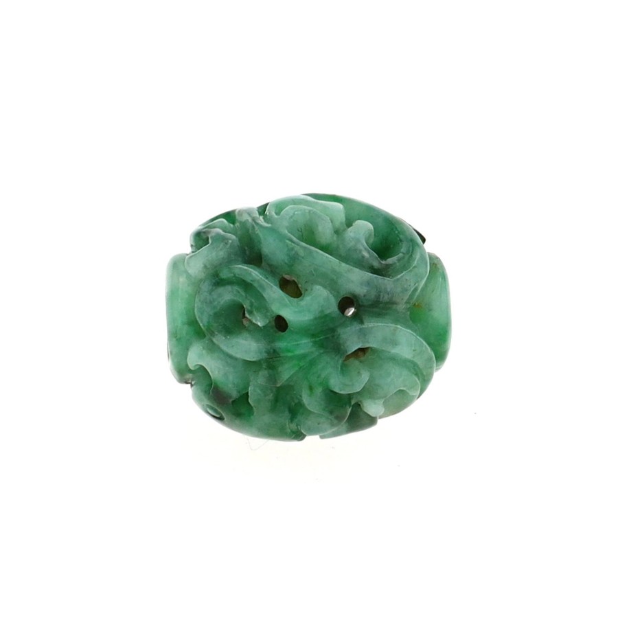 Jewelry Josephs Jewelers Home | Jade Carved Bead Pendant - Josephs Jewelers Green