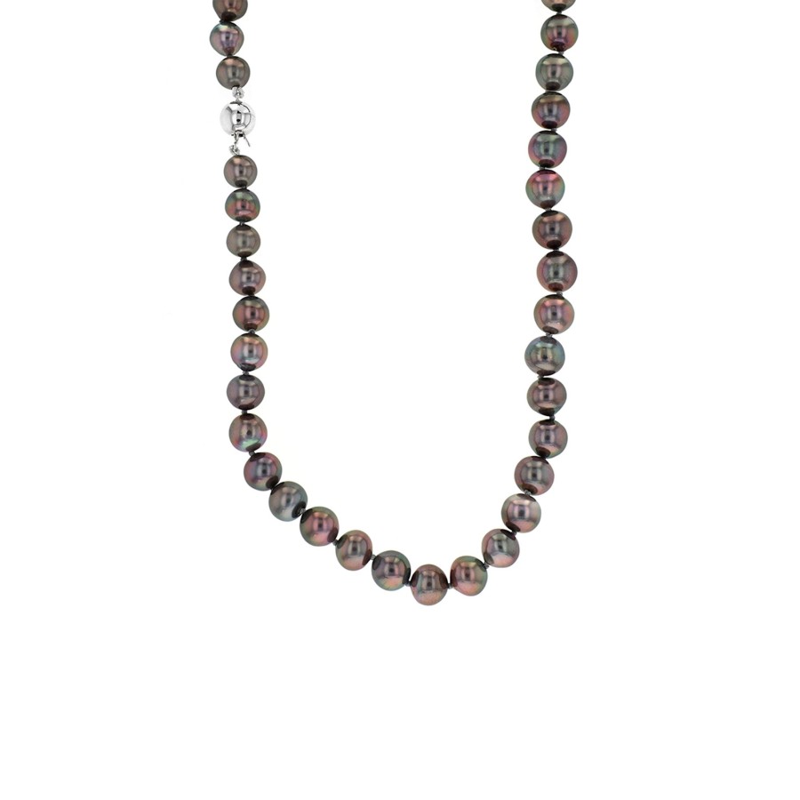 Jewelry Josephs Jewelers Home | 18-Inch Tahitian Pearl Strand With Sterling Silver Clasp - Josephs Jewelers Multi