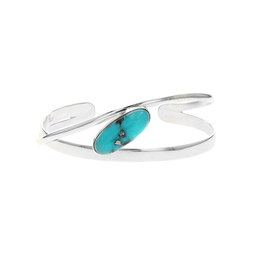 Jewelry Josephs Jewelers Home | Sterling Silver Turquoise Cuff Bracelet Blue