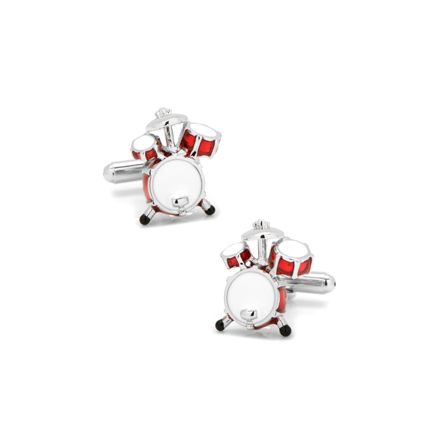 Jewelry Josephs Jewelers Home | Drum Set Cufflinks - Josephs Jewelers Red