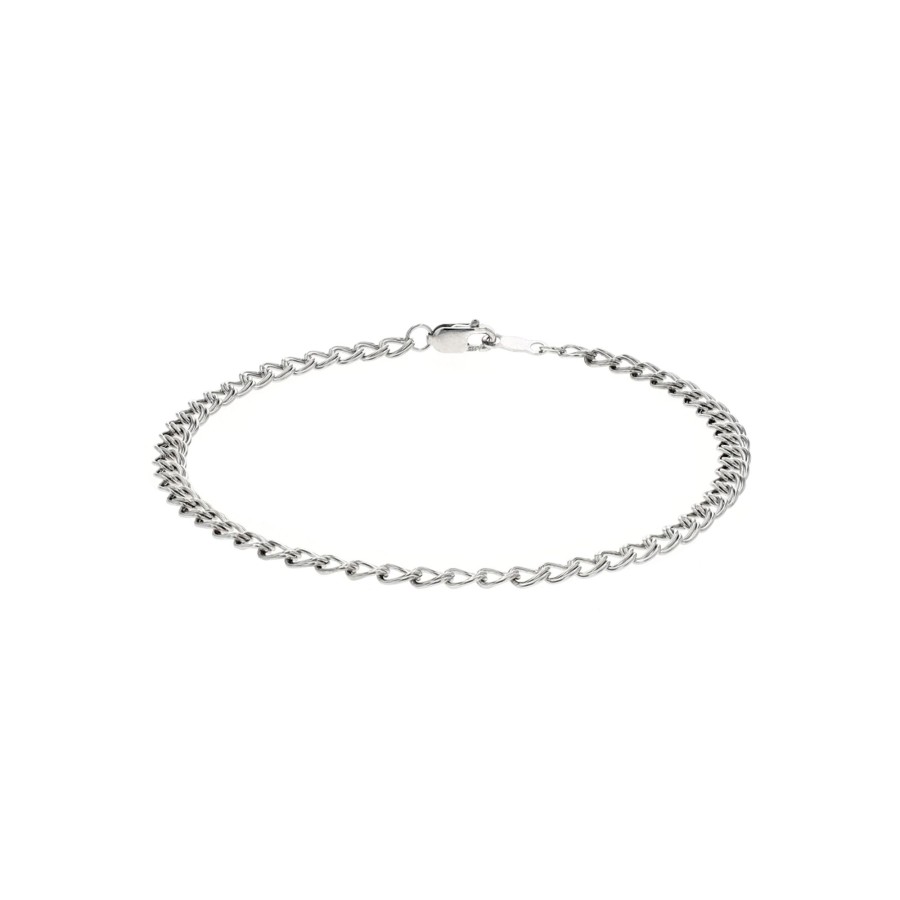 Jewelry Josephs Jewelers Home | Sterling Silver Parallel Curb Bracelet