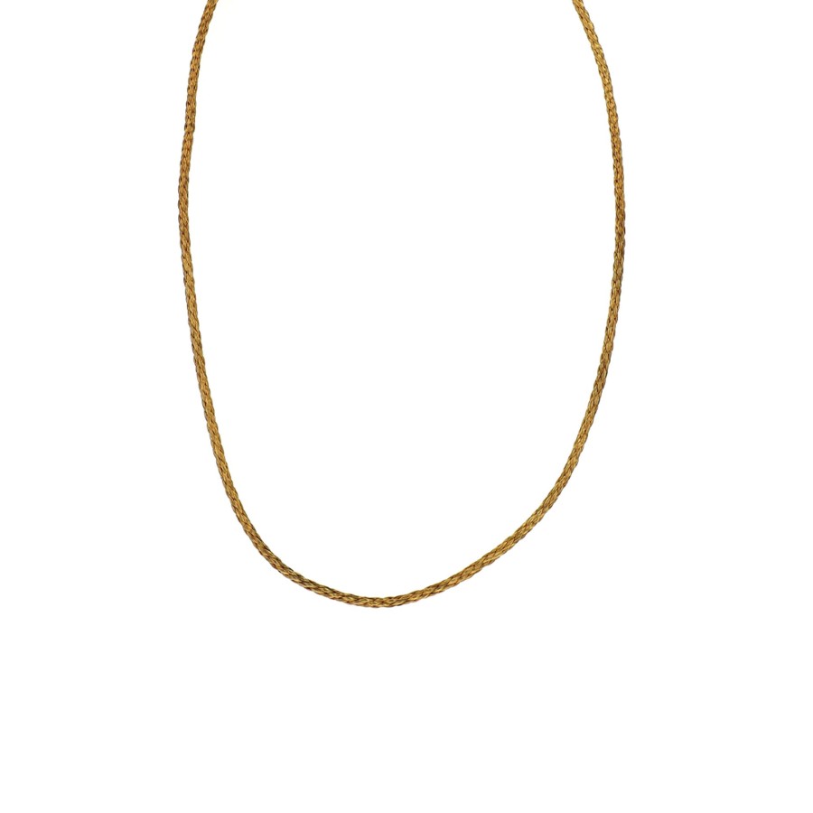 Jewelry Josephs Jewelers Home | Estate 14K Yellow Gold Woven Cable Chain - Josephs Jewelers