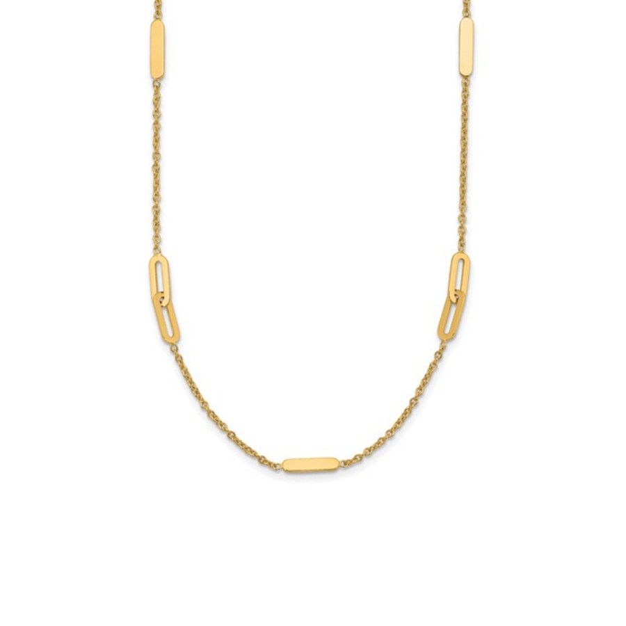 Jewelry Josephs Jewelers Home | 14K Yellow Gold Fancy Link Necklace - Josephs Jewelers