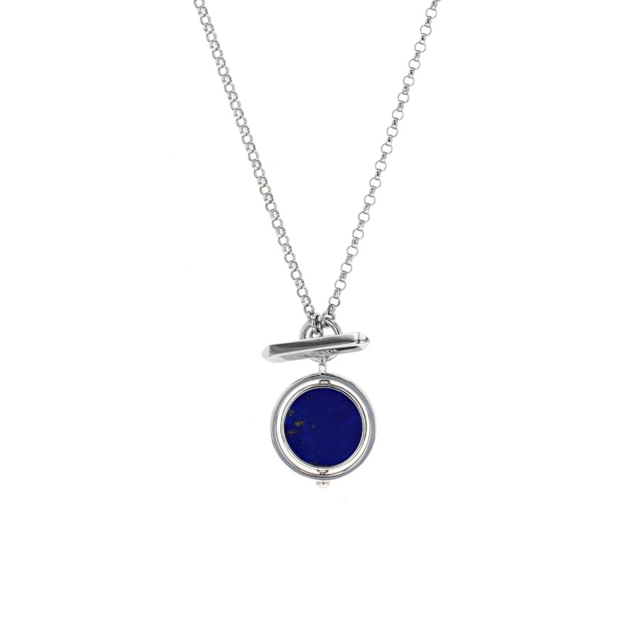 Jewelry Josephs Jewelers Home | Sterling Silver Lapis Equinox Necklace - Josephs Jewelers Blue