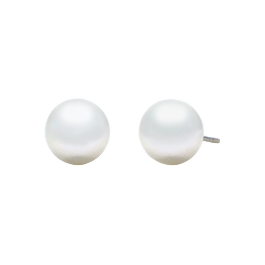 Jewelry Josephs Jewelers Home | 14K Gold Akoya Pearl Stud Earrings White