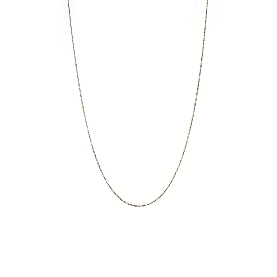 Jewelry Josephs Jewelers Home | Estate 14K Two-Tone 16-Inch Raso Chain - Josephs Jewelers