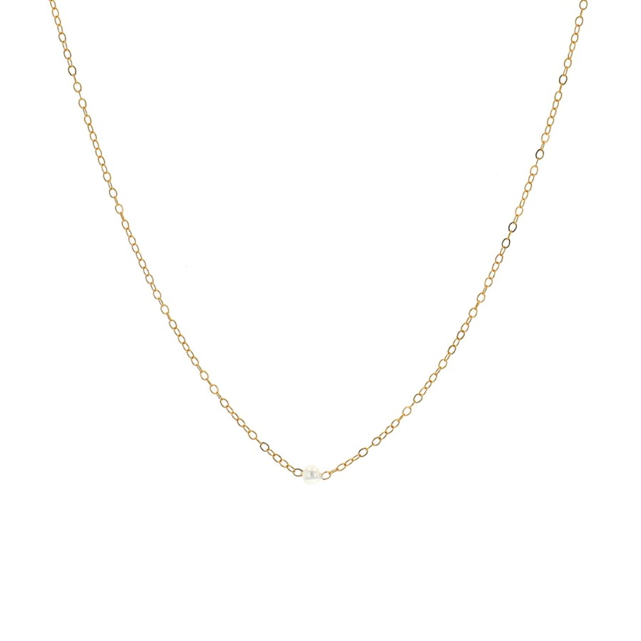 Jewelry Josephs Jewelers Home | 14K Yellow Gold Natural Pearl Add-A-Pearl Necklace - Josephs Jewelers