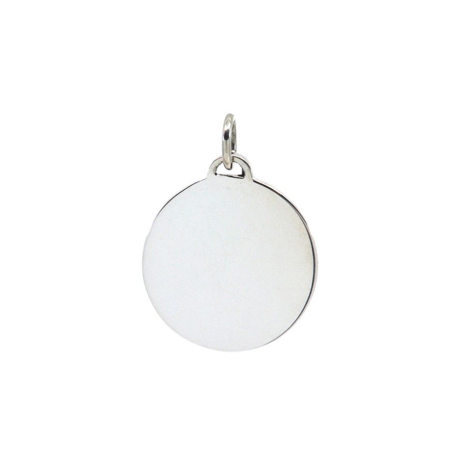 Jewelry Josephs Jewelers Home | Sterling Silver Round Disc Charm