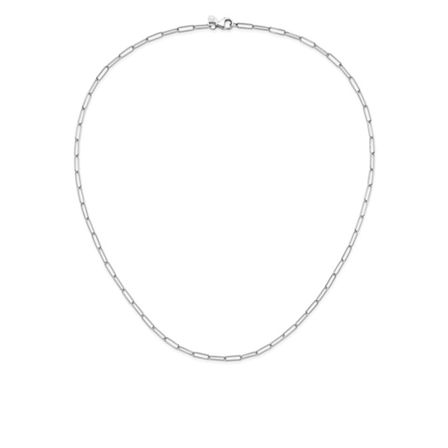 Jewelry Josephs Jewelers Home | 14K White Gold Link Necklace - Josephs Jewelers