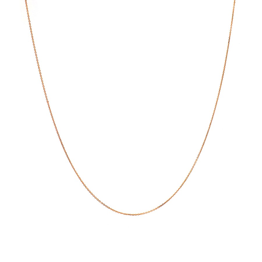 Jewelry Josephs Jewelers Home | 14K Rose Gold Cable Chain - Josephs Jewelers