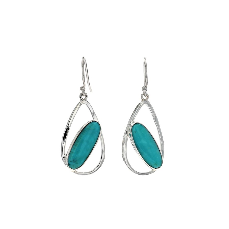 Jewelry Josephs Jewelers Home | Sterling Silver Turquoise Earrings Blue