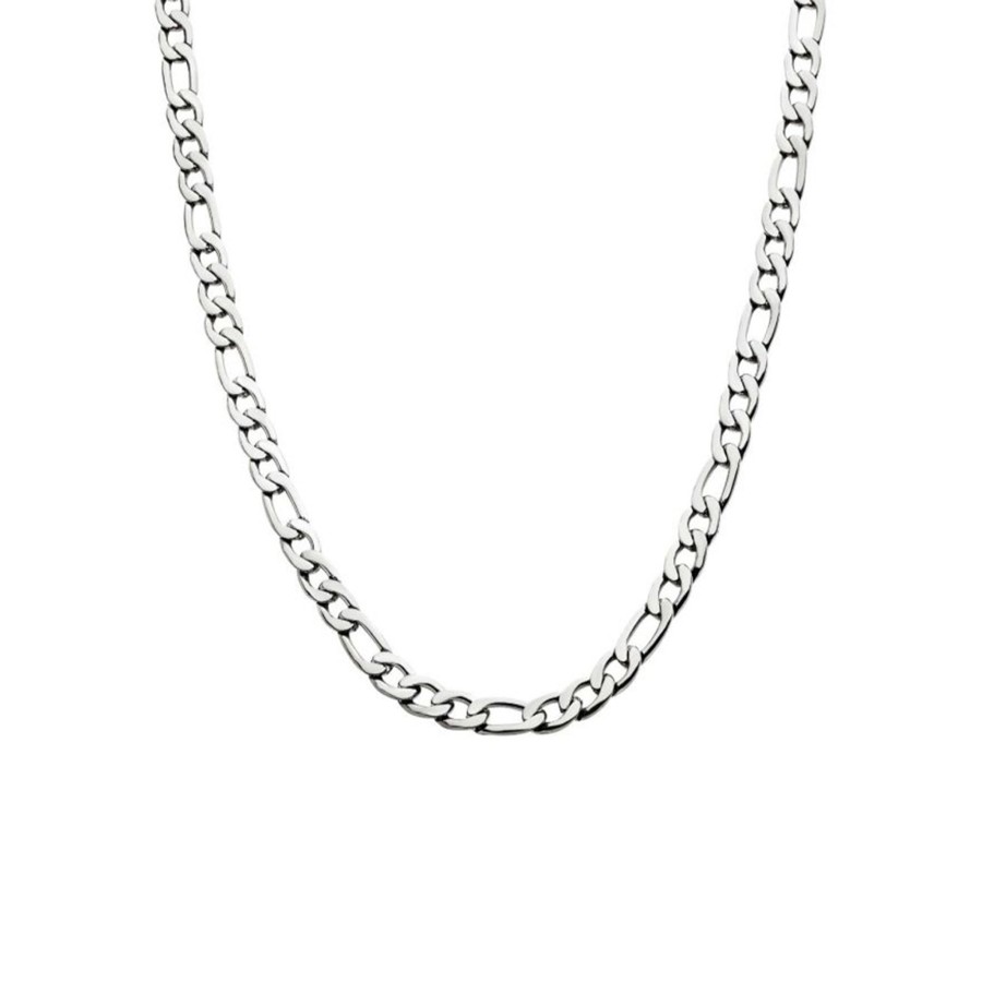 Jewelry Josephs Jewelers Home | Stainless Steel 20-Inch 8 Mm Figaro Chain - Josephs Jewelers