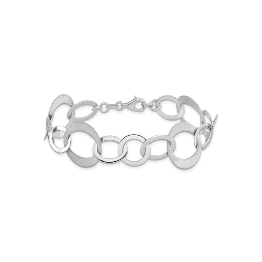 Jewelry Josephs Jewelers Home | Sterling Silver 8-Inch Circle Link Bracelet - Josephs Jewelers