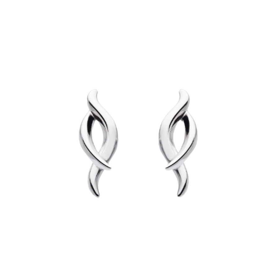 Jewelry Josephs Jewelers Home | Sterling Silver Entertwined Twist Earrings - Josephs Jewelers