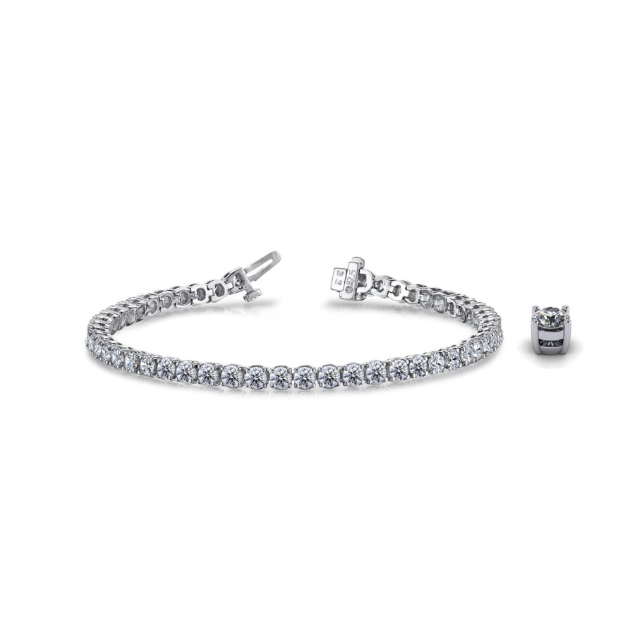 Jewelry Josephs Jewelers Home | 14K Gold 3.00 Carat Diamond Tennis Bracelet White