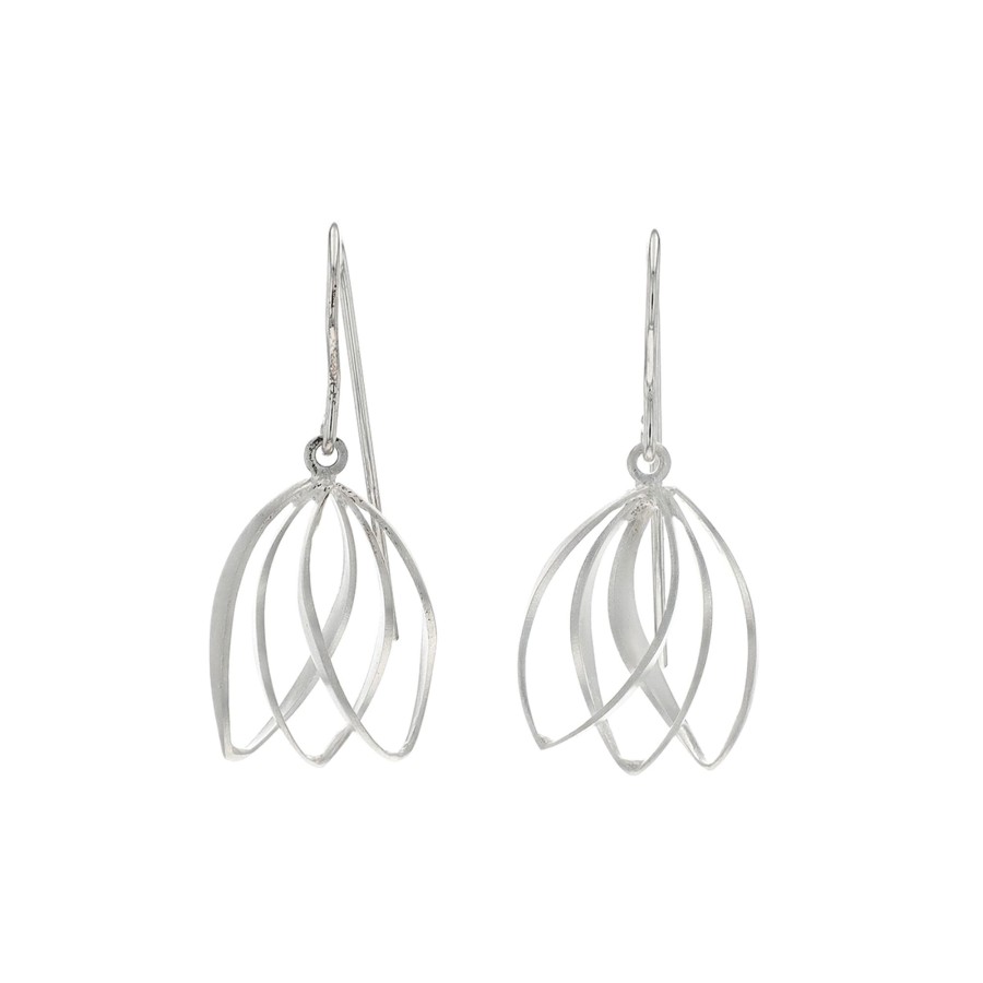 Jewelry Josephs Jewelers Home | Sterling Silver Triple Leaf Dangle Earrings - Josephs Jewelers