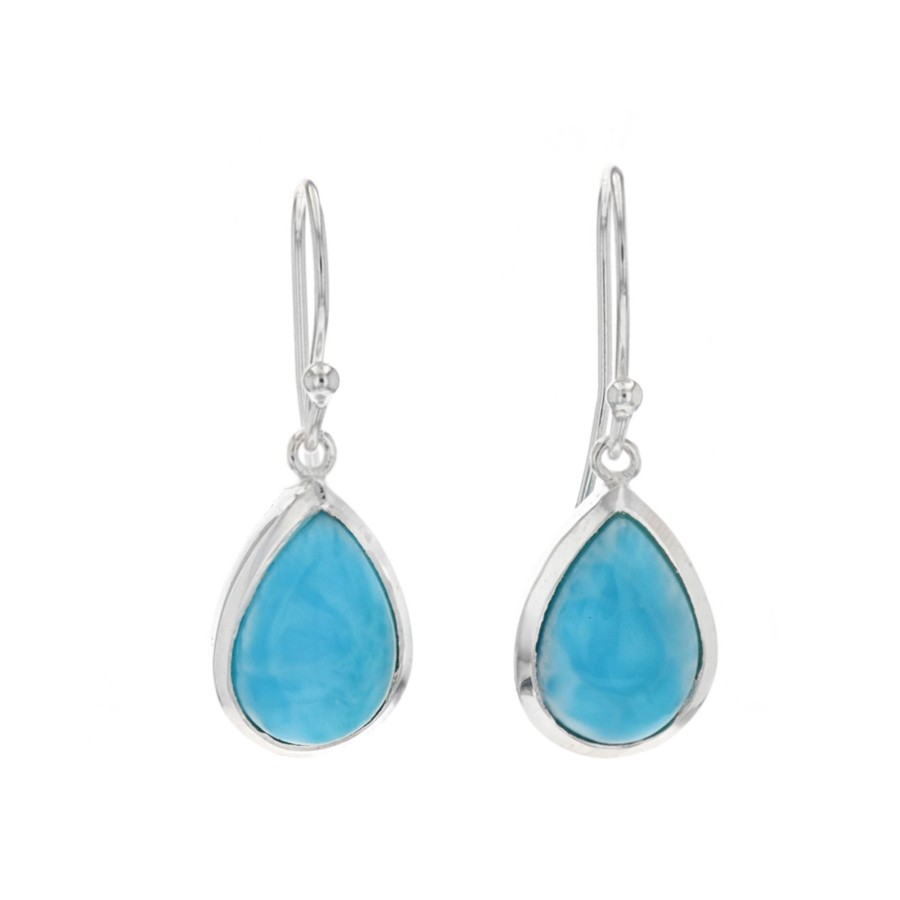 Jewelry Josephs Jewelers Home | Sterling Silver Larimar Earrings Blue