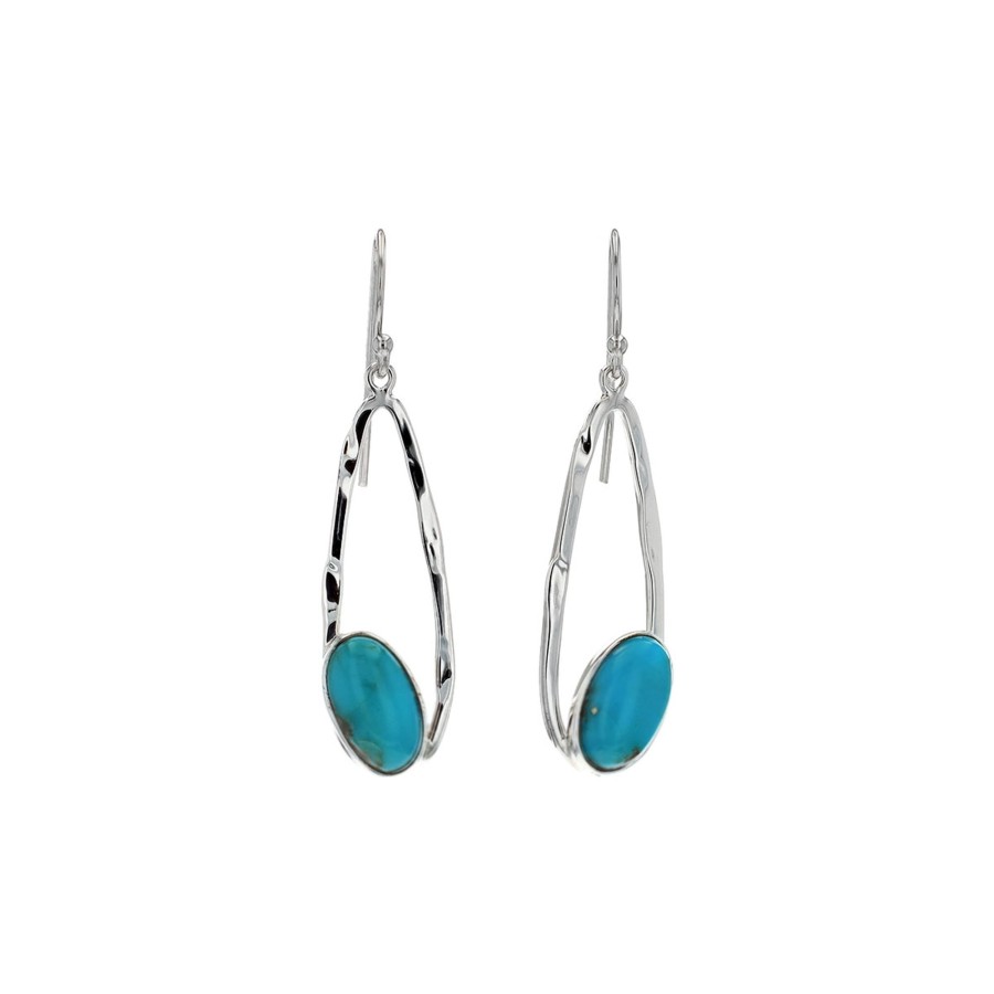 Jewelry Josephs Jewelers Home | Sterling Silver Turquoise Earrings Blue