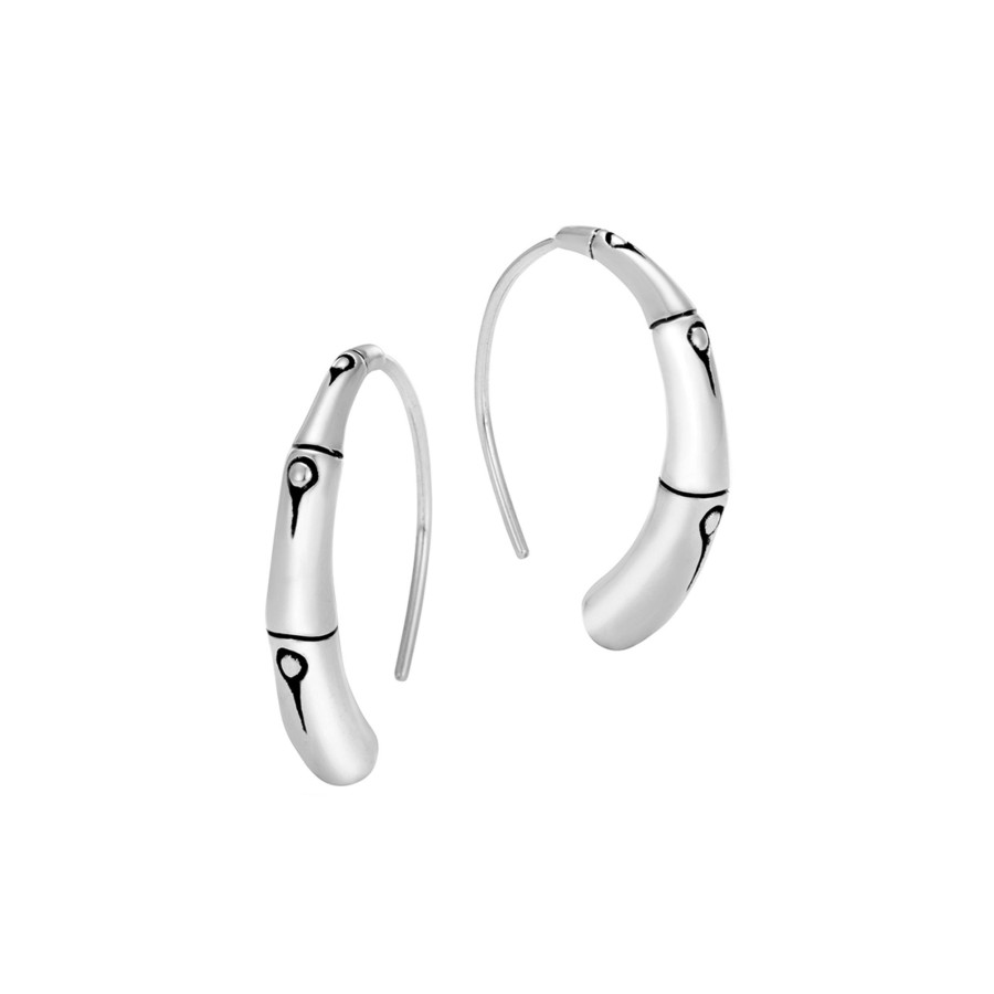 Jewelry Josephs Jewelers Home | John Hardy Small Bamboo Hoop Earrings