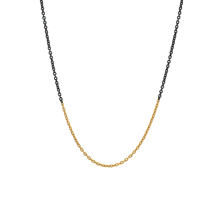 Jewelry Josephs Jewelers Home | Two-Tone 18-Inch Rolo Chain - Josephs Jewelers