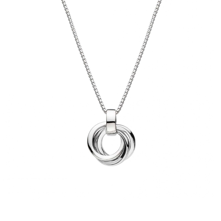 Jewelry Josephs Jewelers Home | Sterling Silver Trilogy Petite Pendant With Chain