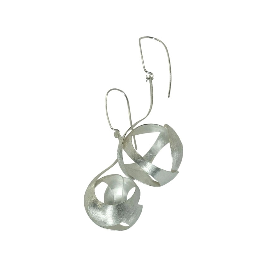 Jewelry Josephs Jewelers Home | Sterling Silver Sphere Dangle Earrings