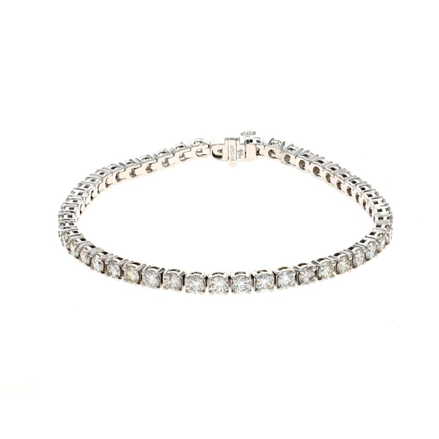 Jewelry Josephs Jewelers Home | 14K Gold Diamond Tennis Bracelet - Josephs Jewelers White