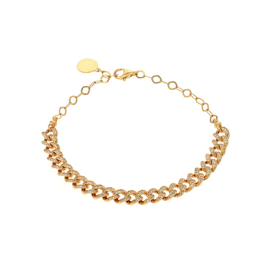 Jewelry Josephs Jewelers Home | 14K Yellow Gold Diamond Choker Bracelet White