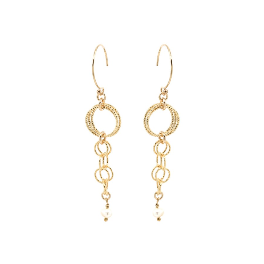 Jewelry Josephs Jewelers Home | Gold Filled Multi-Circle Earrings