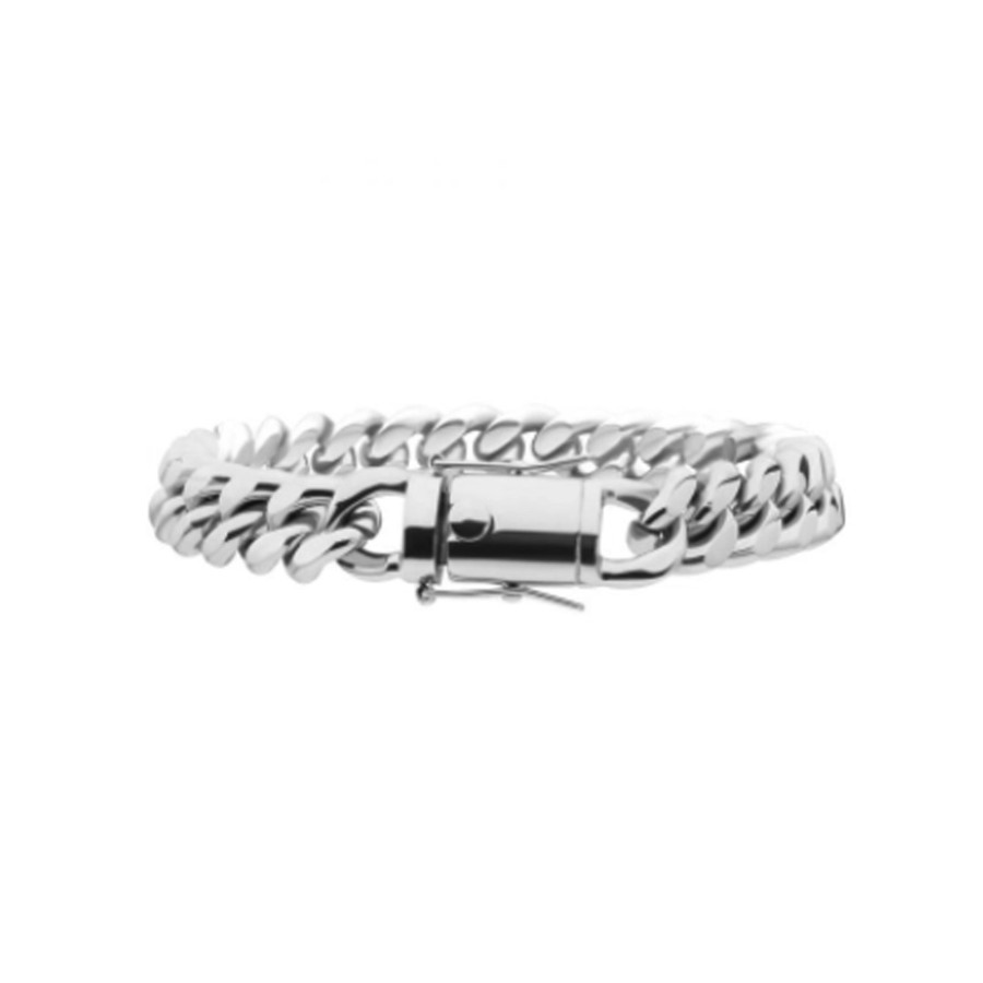 Jewelry Josephs Jewelers Home | Stainless Steel Cuban Chain Bracelet