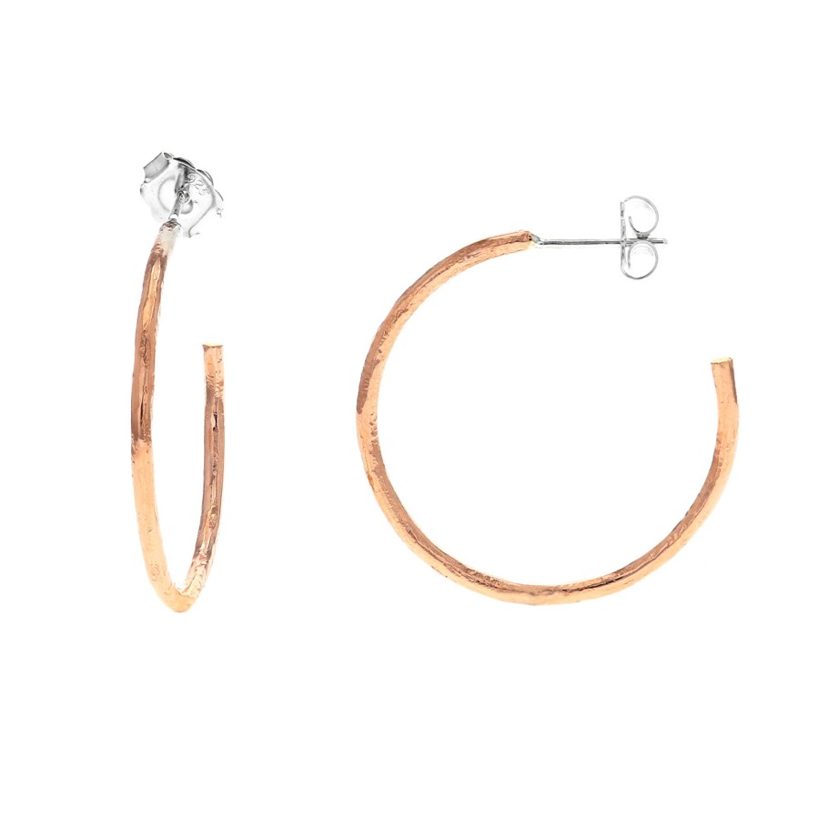 Jewelry Josephs Jewelers Home | Rose Gold Filled Hoop Earrings