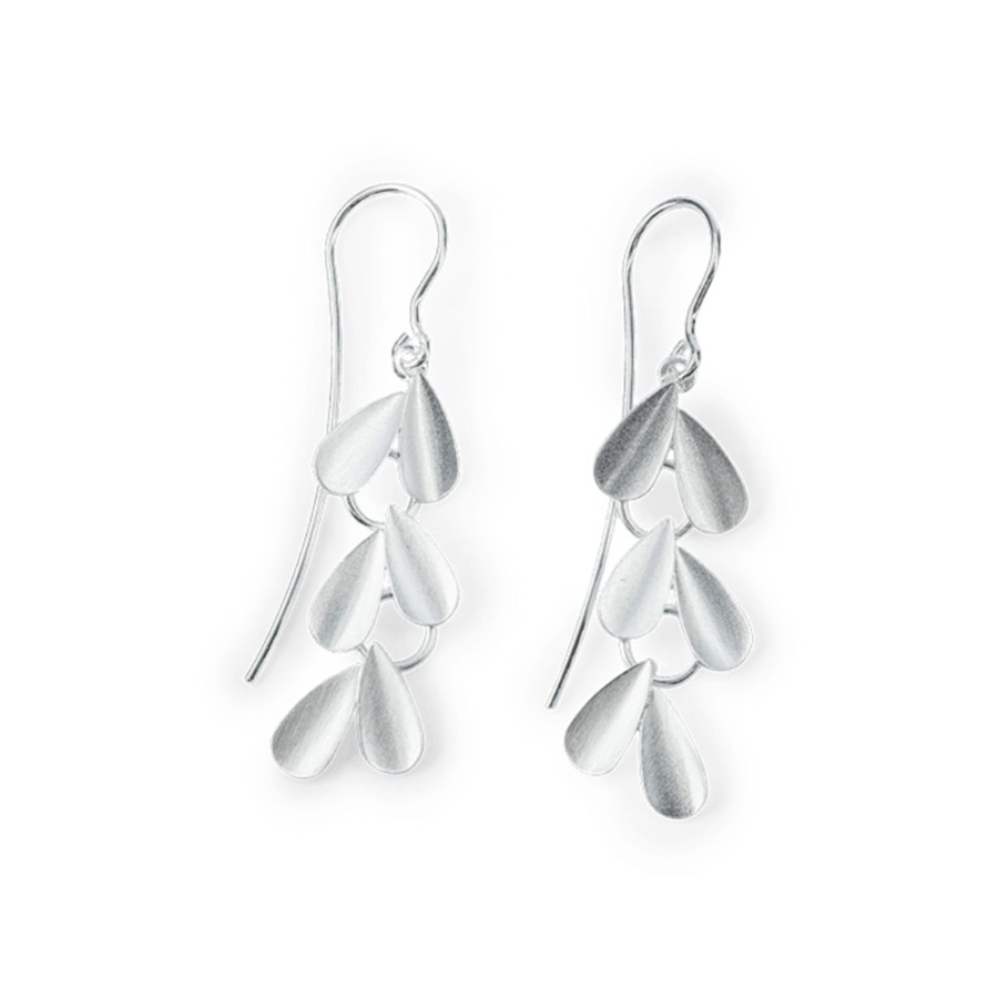 Jewelry Josephs Jewelers Home | Sterling Silver Teardrop Dangle Earrings